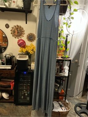jcrew embroidered midi dress in ramie Scoop Neck Ramie Dresses